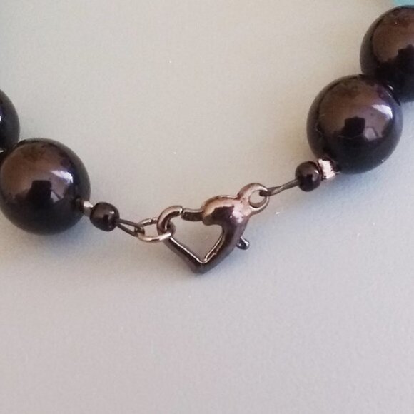 Chunky Beaded Boho Beachy Bracelet - Bigger Wrists 8.25" Agate Beads - Picture 9 of 10